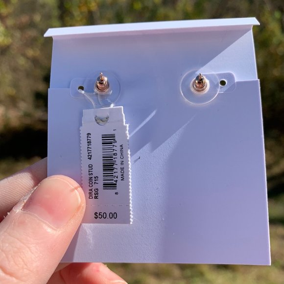 Kendra Scott Jewelry Kendra Scott Dira Coin Stud Earrings In Rose